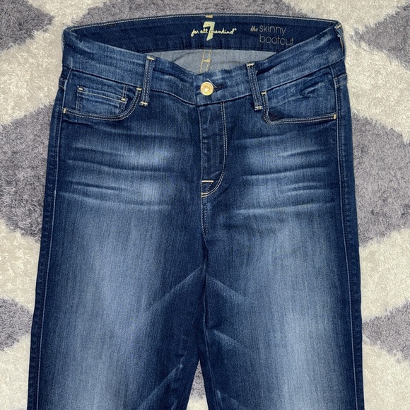 7 for All Mankind the Skinny Bootcut jeans size 26 - Picture 3 of 13